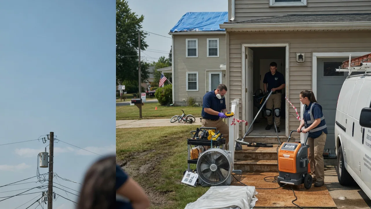 Water Damage Repair in Manawa, WI near me